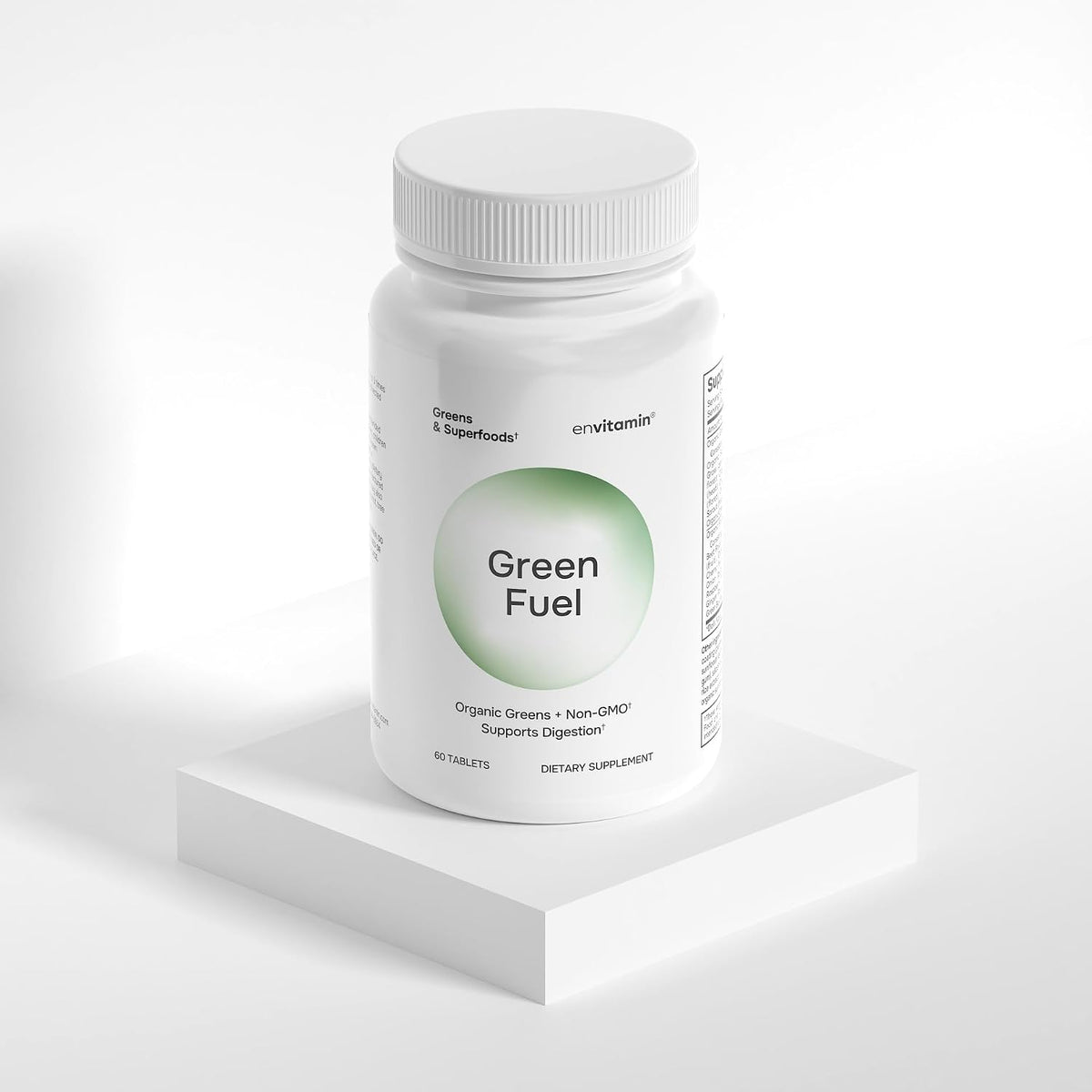 envitamin Green Fuel Organic Greens Tablets - Mezcla Orgánica de Frutas y Verduras – Image 2