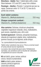 Jamieson Vitamina B12 Metilcobalamina 250mcg, 100 Tabletas