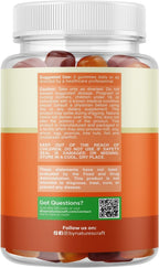 Gominolas Multivitamínicas para Adultos - Halal, Sin Gelatina, con Vitamina D y Zinc - 90 Gominolas