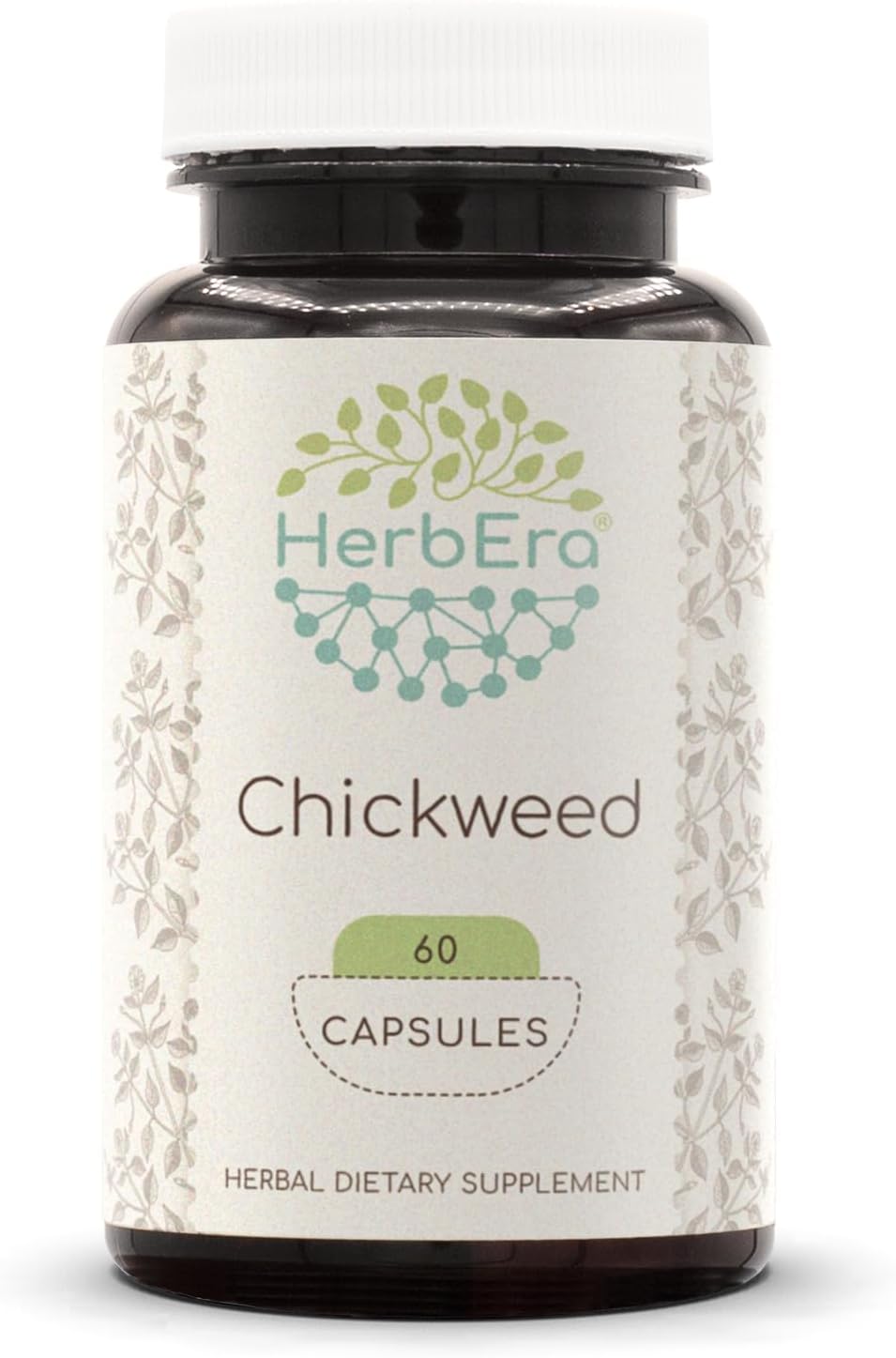 HerbEra Chickweed (Stellaria Media) 800 mg - 120 Cápsulas