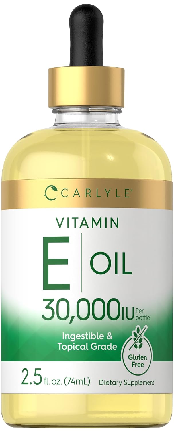 Carlyle Aceite de Vitamina E, 30.000 UI, 74 ml - Uso Oral y Tópico