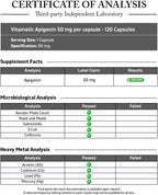 Vitamatic Apigenina 50 mg – 120 Cápsulas Vegetarianas