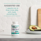 Nutricology Ox Bile 125 mg - Sales Biliares Concentradas - 180 Cápsulas