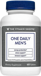 The Vitamin Shoppe One Daily Multivitamínico para Hombres, 60 Comprimidos