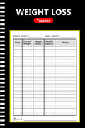 Registro de pérdida de peso: Diario simple para registrar y monitorear tu peso corporal diario (108 páginas, 15x23 cm)