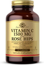 Solgar Vitamina C 1500 mg con Rosa Mosqueta – 90 Comprimidos