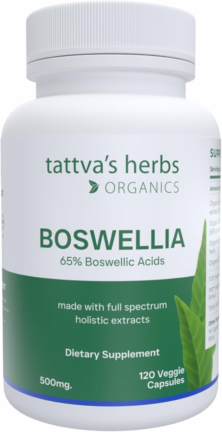 Boswellia Serrata CO2 Extract 500 mg - 240 Cápsulas Veganas (2 Pack)