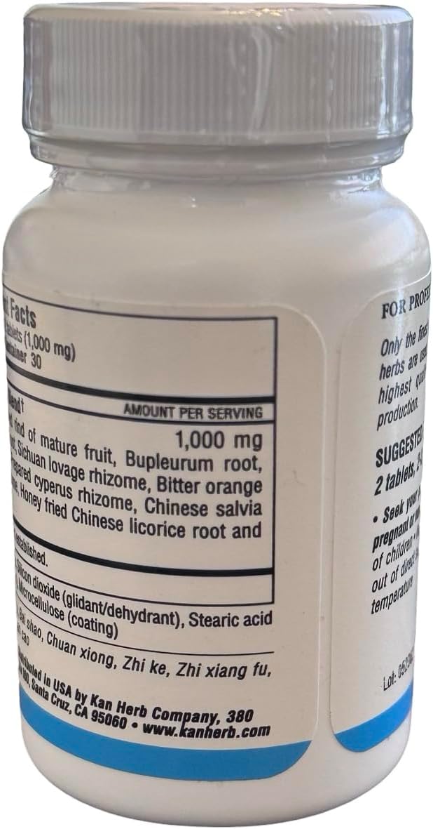 Kan Herbs Bupleurum Soothing Liver Formula 60 comprimidos
