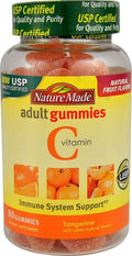 Nature Made Vitamina C Gomitas para Adultos, Sabor Mandarina, 80 Gomitas (Paquete de 4)