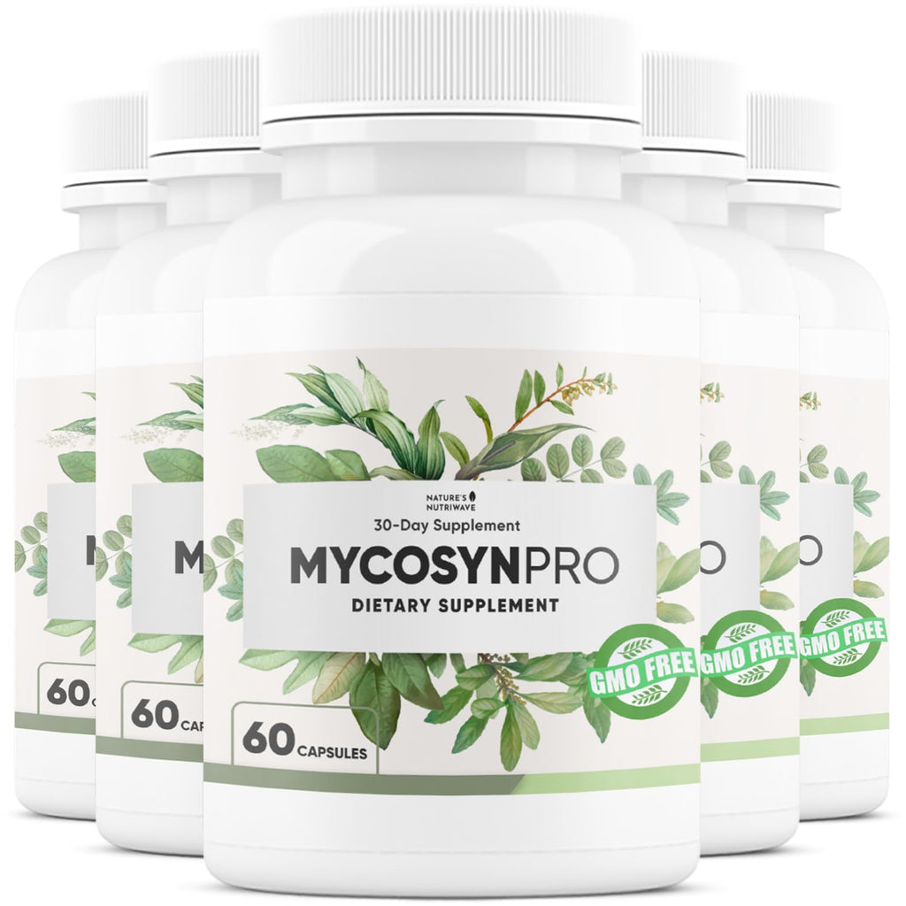 Mycosyn Pro - Suplemento Natural con Vitamina C, Folato y Biotina | 60 Cápsulas