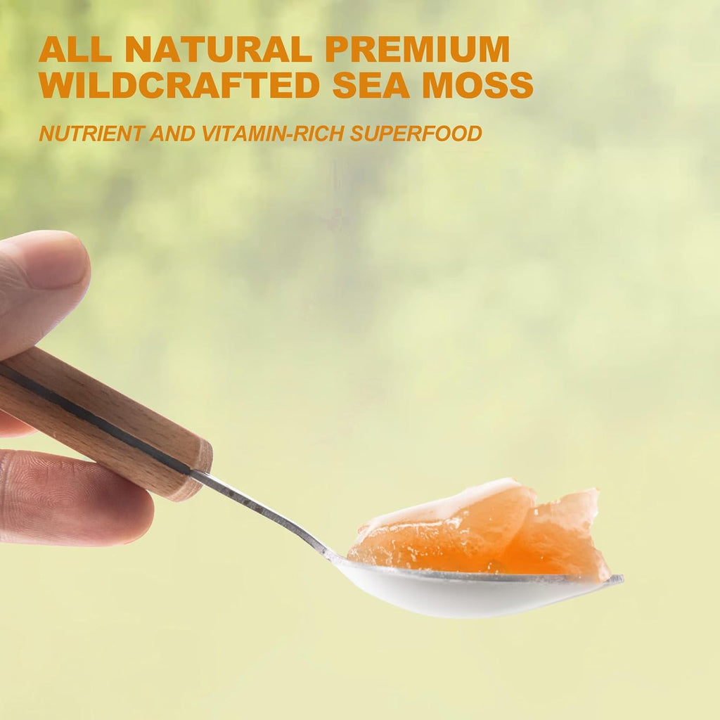 Gel de Musgo Marino (Sea Moss) Sabor Mango con Ashwagandha, 525g