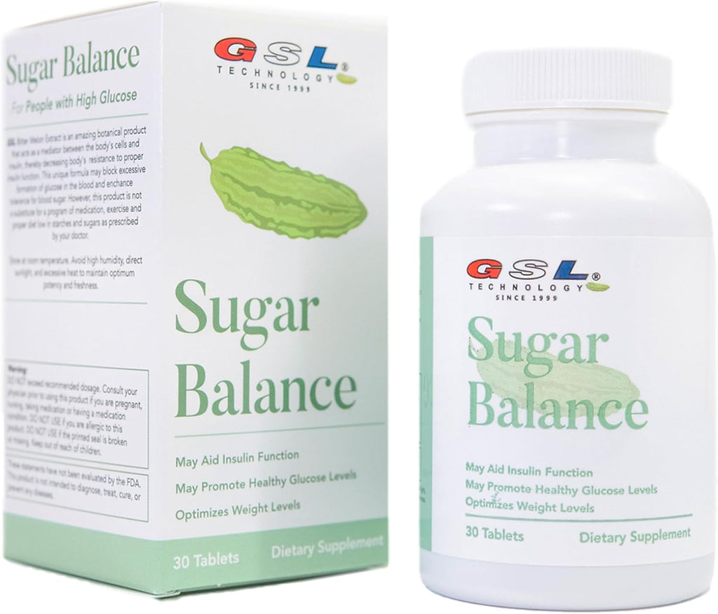 Sugar Balance Original – 1000 mg de Extracto de Melón Amargo – 30 Comprimidos