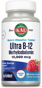 KAL Vitamin B-6 B-12 Folic Acid DropIns, Gotas Líquidas de Complejo B, 59 dosis, 2 oz