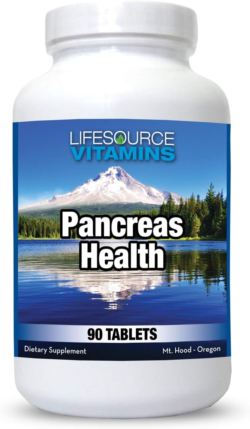 LifeSource Vitamins Pancreas Health-18 - 18 Ingredientes Naturales Sinérgicos para la Salud y el Soporte del Páncreas