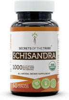 Schisandra USDA Orgánica - 60 Cápsulas | Secrets of the Tribe