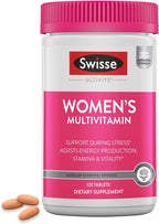 Swisse Multivitamínico Diario para Hombres Mayores de 50 Años | 41 Vitaminas, Antioxidantes y Minerales + Adaptógenos | 60 Comprimidos