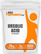 Ácido Ursólico en Polvo - Extracto de Hoja de Romero - Vegano y Sin Gluten - 75 mg por Ración - 1 kg