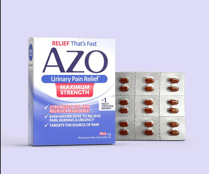AZO Alivio del Dolor Urinario Máxima Potencia 12 Comprimidos – Image 2
