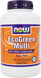 Multivitamin without Iron - 180 Vegetable Capsules (2-Pack)