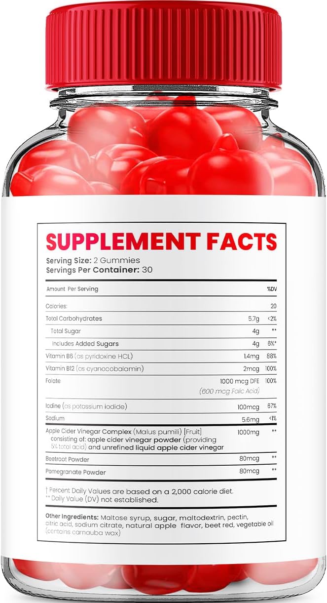 Keto Rush ACV Gummies Advanced (2 Pack) - 120 Gomitas con ACV y B12