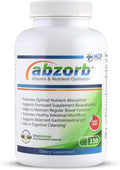 Abzorb - Optimizador de Vitaminas y Nutrientes - Enzimas Digestivas, Probióticos y Complejo de Óxido de Magnesio - 150 Cápsulas