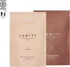 Lumity Morning & Night Female Supplement - Complemento alimenticio para mujer con vitaminas, minerales, aminoácidos y omega 3 (4 semanas)