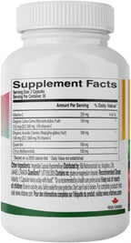 Vitatree Vitamina C Orgánica - Cápsulas de Camu Camu y Acerola con Quercetina
