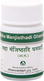 Dhanvantari Maha Manjisthadi Ghanvati, 120 comprimidos