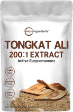 Micro Ingredients Tongkat Ali Extracto 200:1 en Polvo para Hombres (100g) - Eurycoma longifolia (Longjack) Raíz | Suplemento Herbal Concentrado | No OGM, Sin Gluten