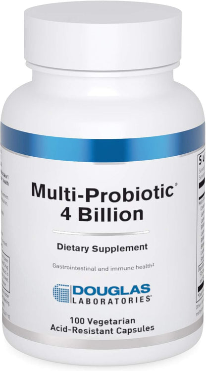 Douglas Laboratories | Multi-Probiotic 4 – Apoyo a la salud gastrointestinal: Las cepas de Lactobacillus y – Image 1