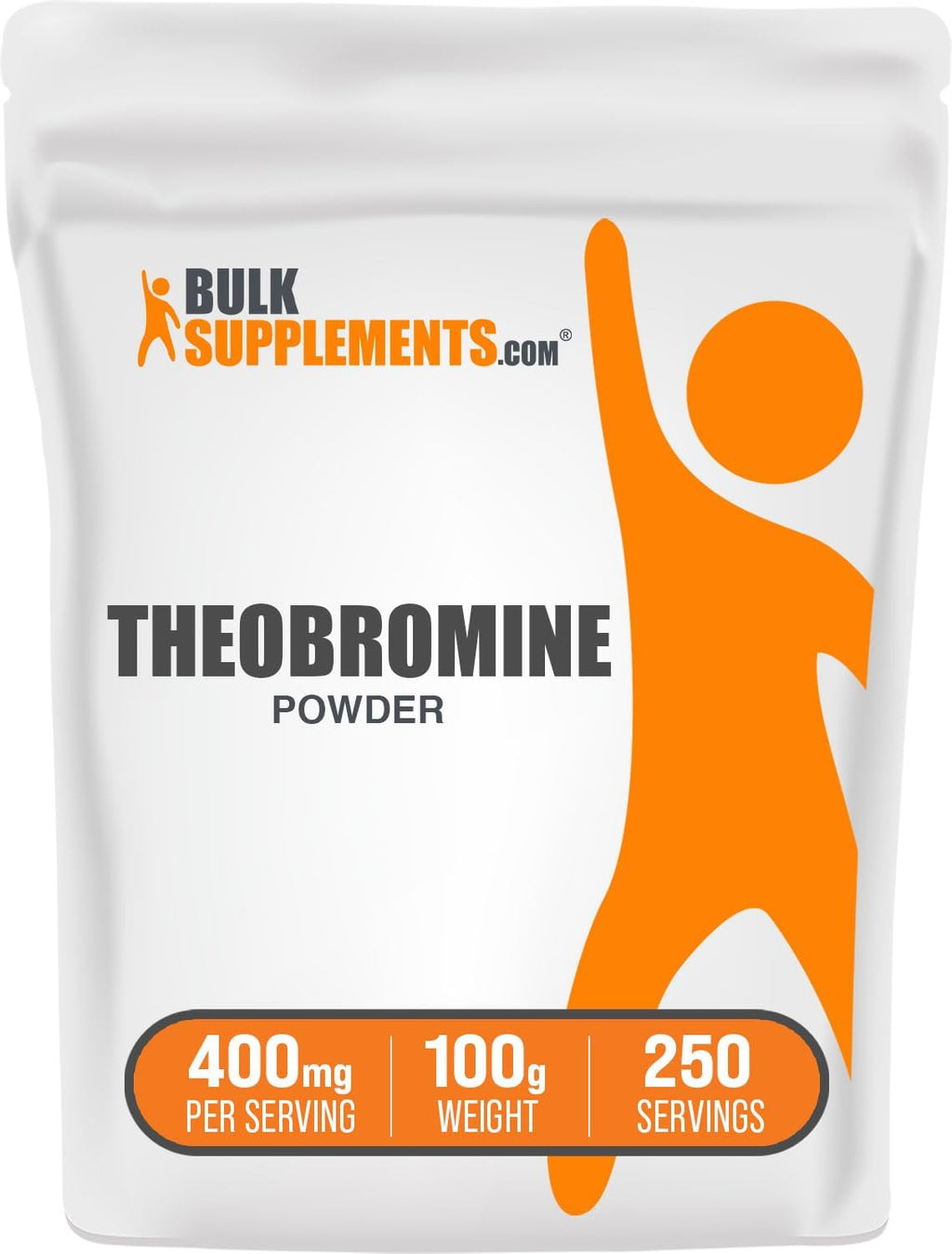 BulkSupplements Theobromine Powder - Nootropic and Energy Supplement - 100g (250 servings)