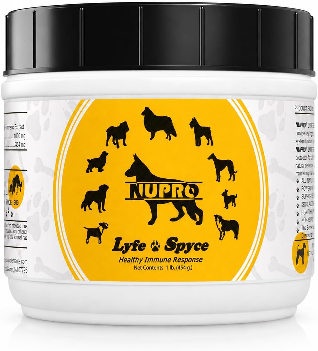 Nupro Lyfe Spyce Healthy Immune Response - Suplemento antioxidante para perros - 454 g