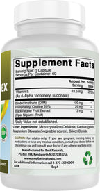 Best Naturals Complejo DIM 100 mg 60 Cápsulas