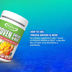 Gaspari Nutrition Greens and Reds: Polvo de Superalimentos Orgánicos con Probióticos y Fibra, 30 Porciones (Sabor Mango Splash)