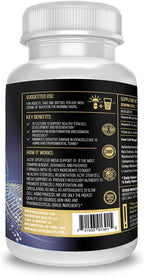 ACTIF Stem Cell Mega Support con 15 Factores - No Transgénico, 2 Meses de Suministro