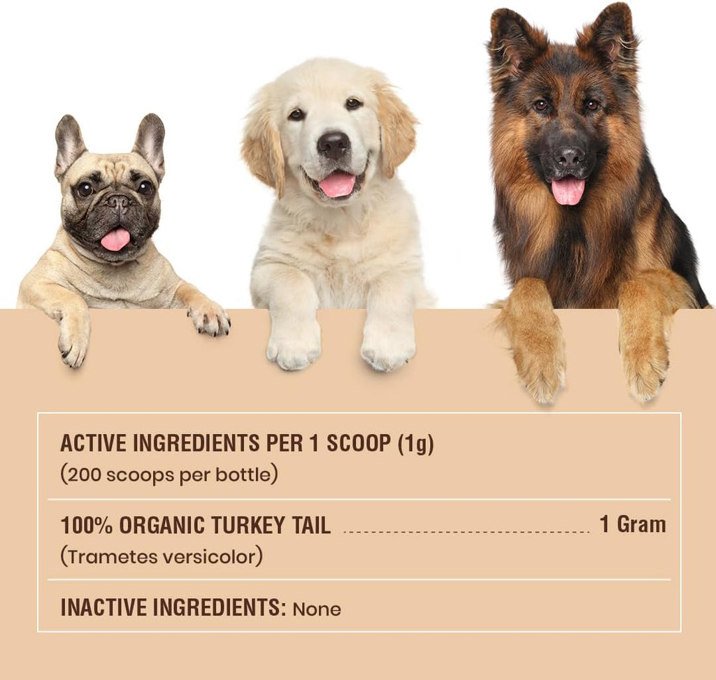 Special Breed Cola de Pavo Orgánica para Perros y Gatos – 200 cápsulas