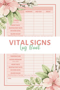 Vital Signs Log Book: Libro de Registro Médico para Monitorizar Signos Vitales Diarios | Anota tu Presión Arterial, Azúcar en Sangre, Frecuencia Cardíaca, Frecuencia Respiratoria, Nivel de Oxígeno, Temperatura y Peso