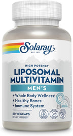 SOLARAY Multivitamínico Liposomal para Hombres, 60 Cápsulas Veganas