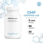 Supersmart - AMPK Booster - Activador Metabólico con Berberina - 90 Cápsulas Vegetarianas