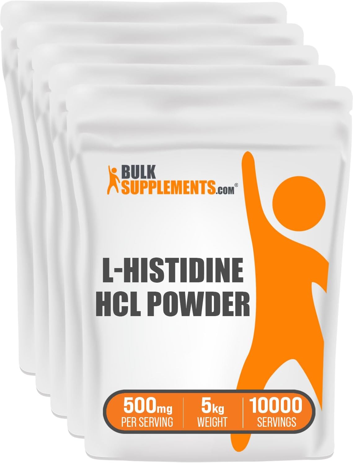 BulkSupplements L-Histidine HCl Powder - Essential Amino Acid - 500 mg per Serving, 100 g