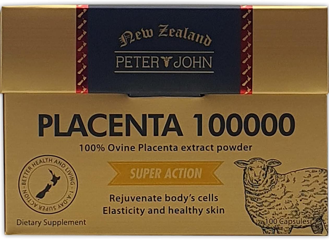 Healthfarm Peter John Placenta Ovina 100000 mg 100 Cápsulas