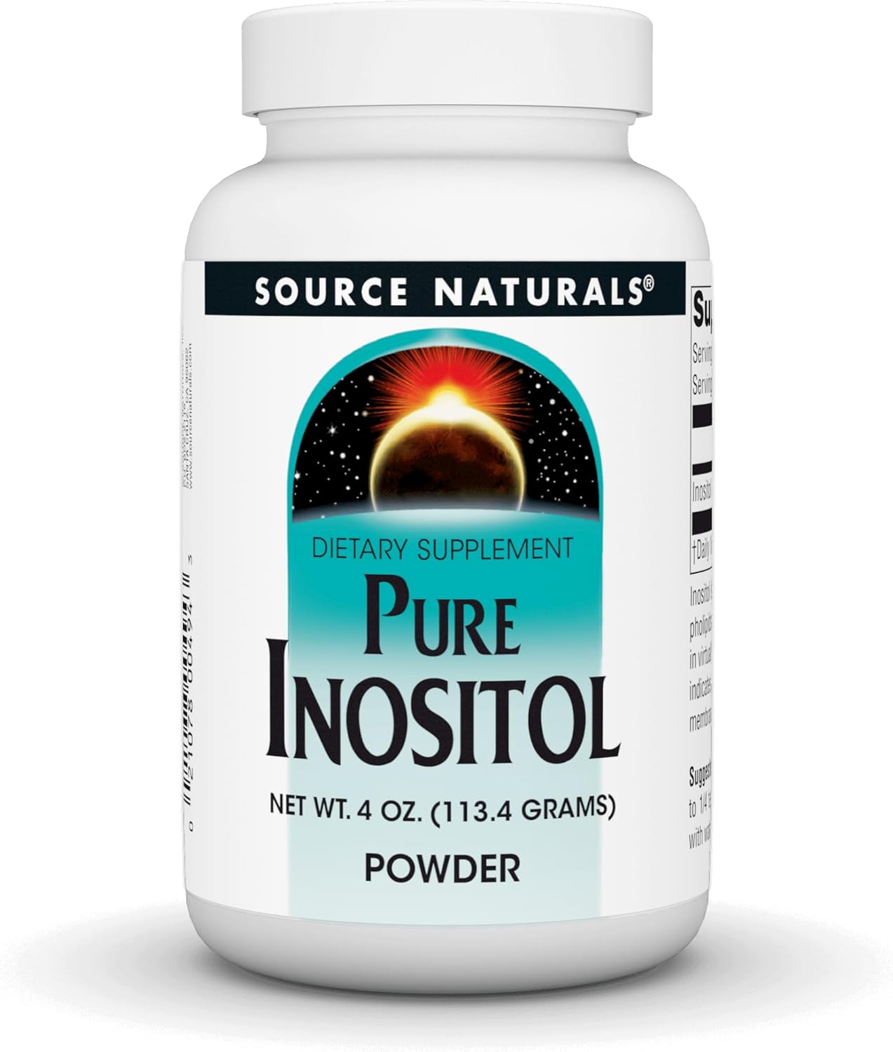 Source Naturals Inositol Puro en Polvo - 227 g (8 oz) - Suplemento Alimenticio