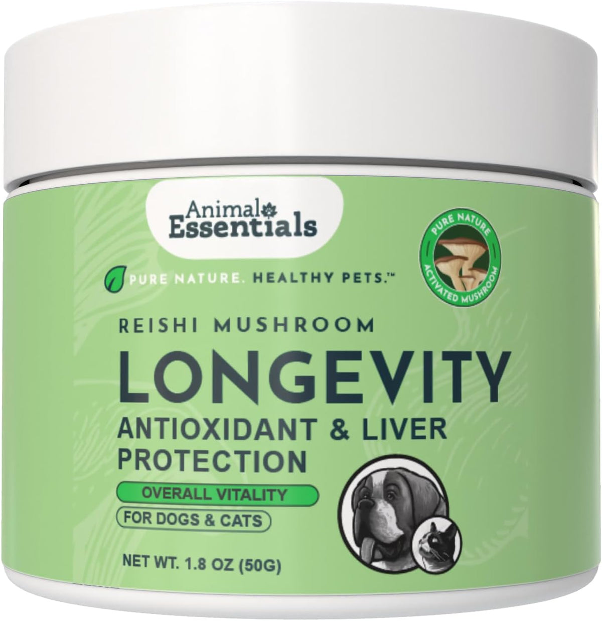 Animal Essentials Longevity Suplemento de – Apoyo cardiovascular: El Reishi puede ayudar a mantener una función – Image 1