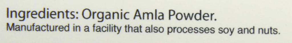 Organic Amla Powder 12 oz (340 g) - 30 Servings - Natural Vitamin C