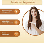 Biogetica Reginmune - Complemento de Apoyo Inmunitario Natural con Zinc, Magnesio y Equinácea - Cápsulas Veganas - 80 Unidades