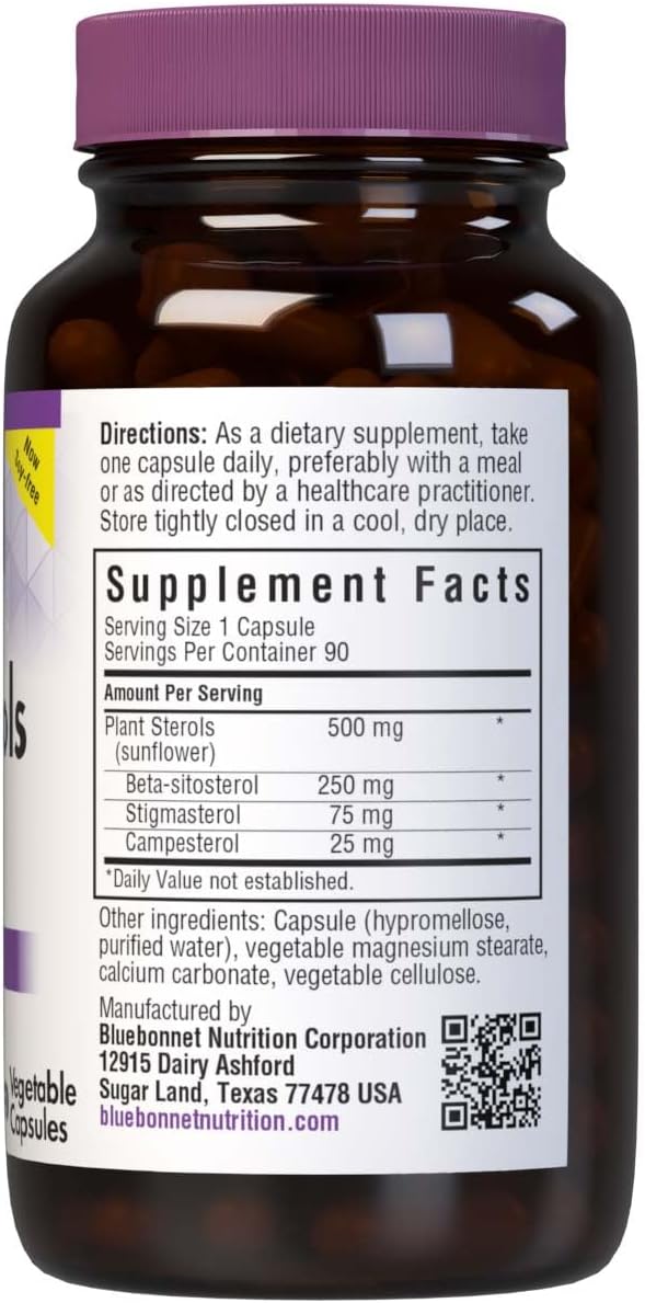 Bluebonnet Nutrition Esteroles Vegetales 500mg - 90 Cápsulas