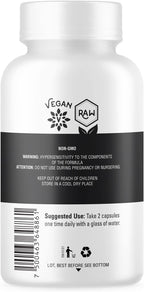 Organic Black Maca 60 Cápsulas | Suplemento Natural con Maca Negra Orgánica