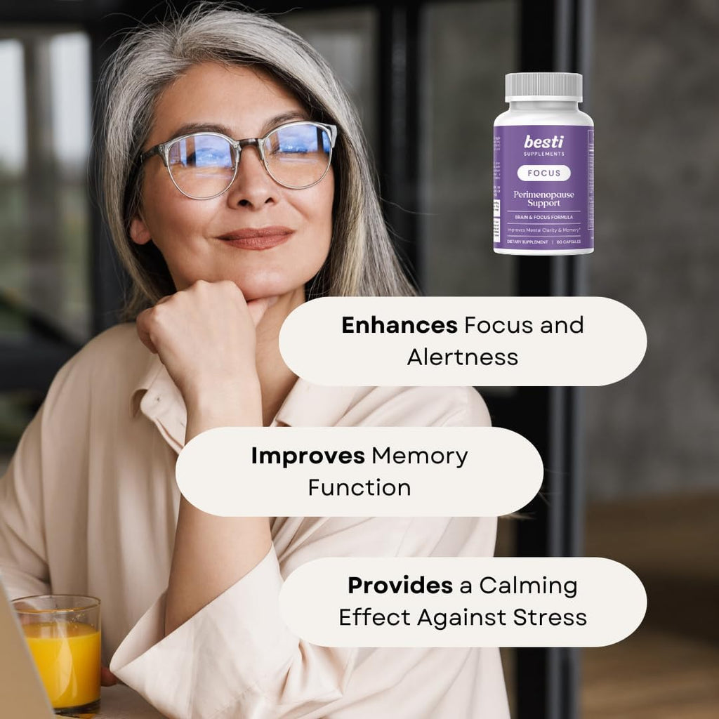 Besti Focus - Perimenopause Support, 60 Cápsulas