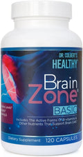 Divine Health Brain Zone Basic | Complejo de Vitaminas B Activas, Trimetilglicina y Curcumina | 120 Cápsulas
