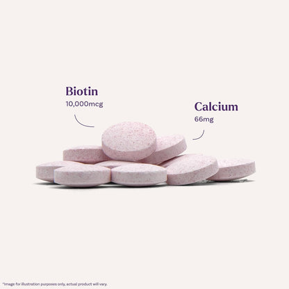 Natrol Beauty Biotin 10,000 mcg, 100 – La biotina contribuye al mantenimiento del cabello en condiciones normales. – Image 3